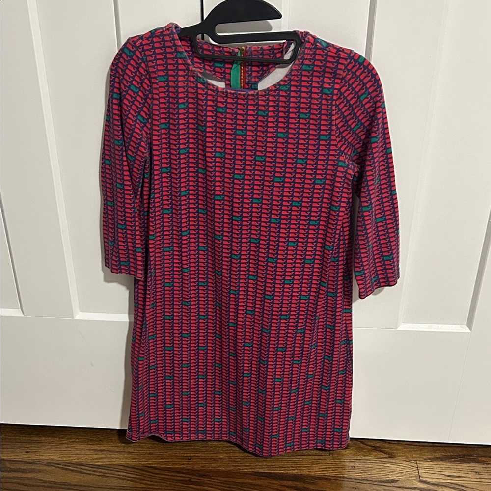 Vineyard Vines Red and Green Holiday dress